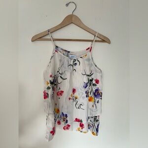 2/$25 Old Navy Girls Tiered Top Layered Floral Multi‎ Sleeveless Summer XL(14)